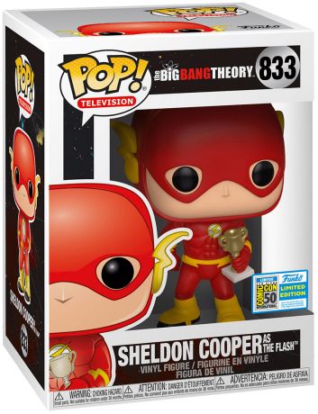 Figurine Funko Pop The Big Bang Theory #833 Sheldon Cooper déguisé en Flash