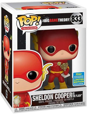 Figurine Funko Pop The Big Bang Theory #833 Sheldon Cooper déguisé en Flash