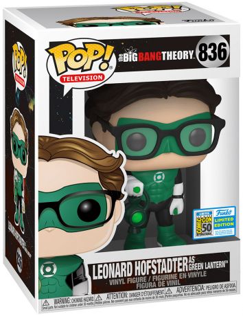 Figurine Funko Pop The Big Bang Theory #836 Leonard Hofstadter déguisé en Green Lantern