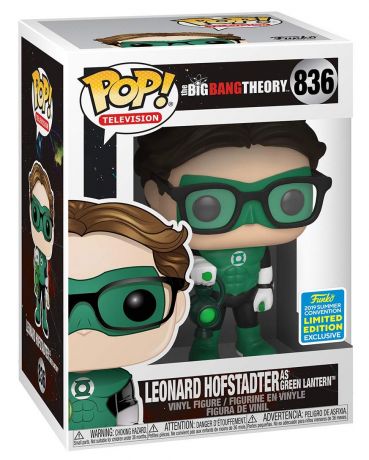 Figurine Funko Pop The Big Bang Theory #836 Leonard Hofstadter déguisé en Green Lantern
