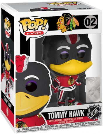 Figurine Funko Pop NHL Mascottes  #02 Blackhawks - Tommy Hawk