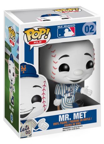 Figurine Funko Pop MLB : Ligue Majeure de Baseball #02 M. Met