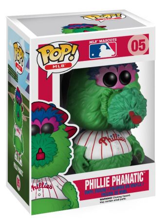 Figurine Funko Pop MLB : Ligue Majeure de Baseball #05 Phillie Phanatic