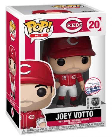 Figurine Funko Pop MLB : Ligue Majeure de Baseball #20 Joey Votto