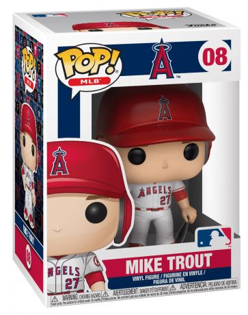 Figurine Funko Pop MLB : Ligue Majeure de Baseball #08 Mike Trout