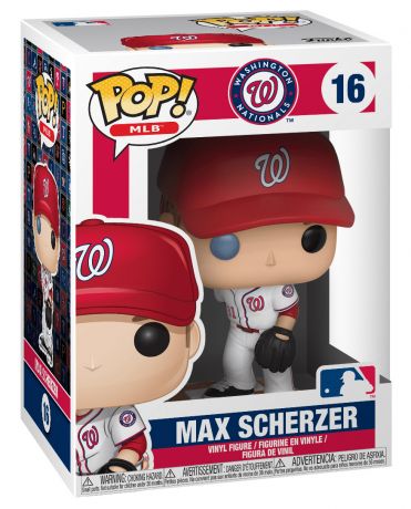 Figurine Funko Pop MLB : Ligue Majeure de Baseball #16 Max Scherzer