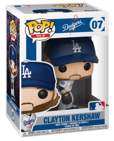 Figurine Funko Pop MLB : Ligue Majeure de Baseball #07 Clayton Kershaw