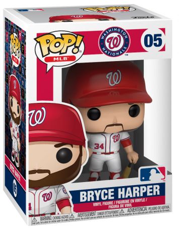 Figurine Funko Pop MLB : Ligue Majeure de Baseball #05 Bryce Harper