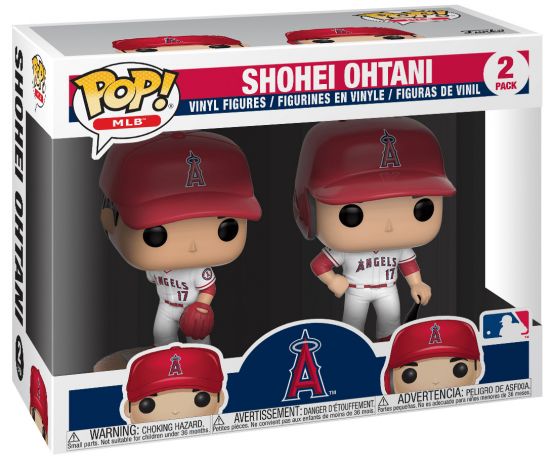 Figurine Funko Pop MLB : Ligue Majeure de Baseball Shohei Ohtani - 2 Pack