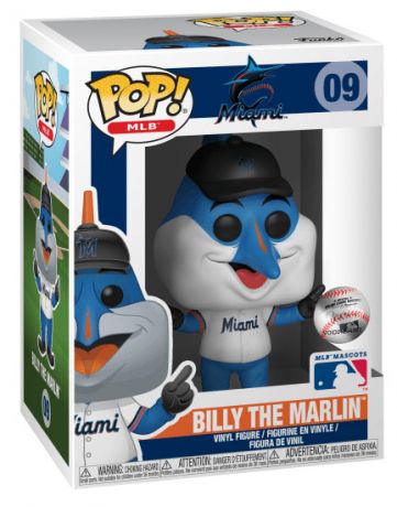 Figurine Funko Pop MLB : Ligue Majeure de Baseball #09 Billy le Marlin