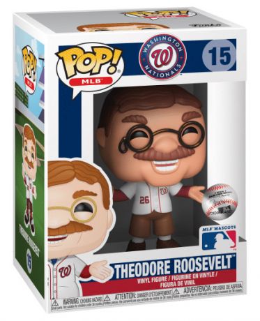 Figurine Funko Pop MLB : Ligue Majeure de Baseball #15 Theodore Roosevelt