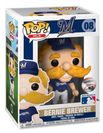 Figurine Funko Pop MLB : Ligue Majeure de Baseball #08 Bernie Brewer
