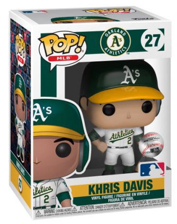 Figurine Funko Pop MLB : Ligue Majeure de Baseball #27 Khris Davis