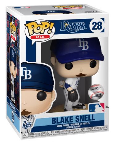 Figurine Funko Pop MLB : Ligue Majeure de Baseball #28 Blake Snell