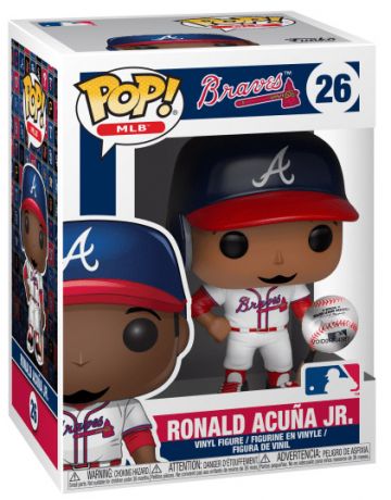 Figurine Funko Pop MLB : Ligue Majeure de Baseball #26 Ronald Acuna Jr