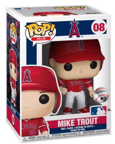 Figurine Funko Pop MLB : Ligue Majeure de Baseball #08 Mike Trout