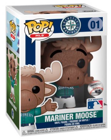 Figurine Funko Pop MLB : Ligue Majeure de Baseball #01 Mariner Moose Northwest Green