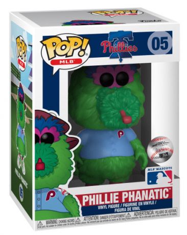 Figurine Funko Pop MLB : Ligue Majeure de Baseball #05 Phillie Phanatic