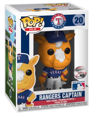 Figurine Funko Pop MLB : Ligue Majeure de Baseball #20 Rangers Captain