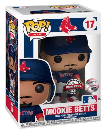 Figurine Funko Pop MLB : Ligue Majeure de Baseball #17 Mookie Betts