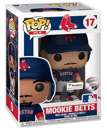 Figurine Funko Pop MLB : Ligue Majeure de Baseball #17 Mookie Betts