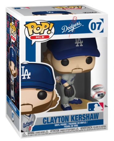 Figurine Funko Pop MLB : Ligue Majeure de Baseball #07 Clayton Kershaw