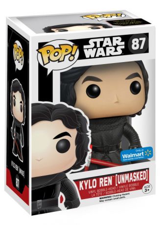 Figurine Funko Pop Star Wars 7 : Le Réveil de la Force #87 Kylo Ren sans Masque