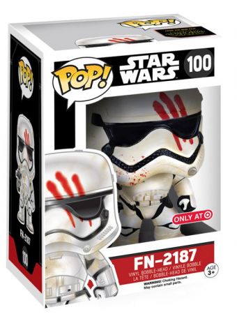 Figurine Funko Pop Star Wars 7 : Le Réveil de la Force #100 Finn avec empreinte ensanglantée