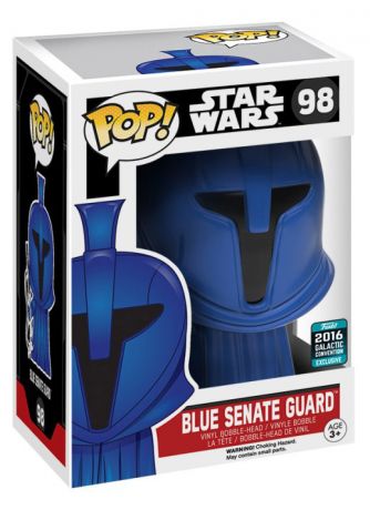 Figurine Funko Pop Star Wars 7 : Le Réveil de la Force #98 Garde du Sénat - Bleu