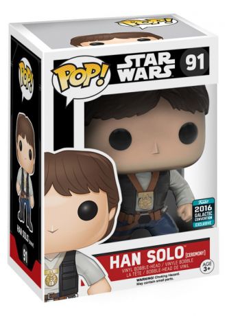 Figurine Funko Pop Star Wars 4 : Un nouvel espoir #91 Han Solo Tenue de Cérémonie