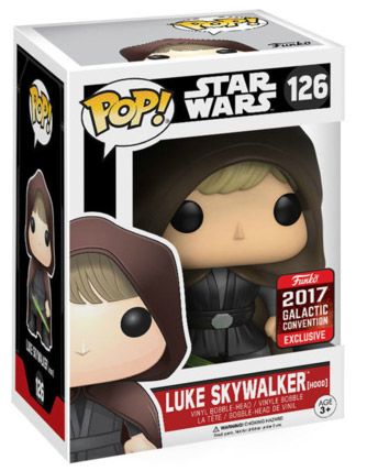 Figurine Funko Pop Star Wars 6 : Le Retour du Jedi #126 Luke Skywalker avec Capuche