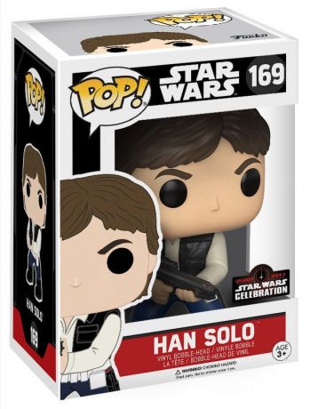 Figurine Funko Pop Star Wars 7 : Le Réveil de la Force #169 Han Solo - Action Pose