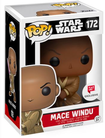 Figurine Funko Pop Star Wars 2 : L'Attaque des clones #172 Mace Windu