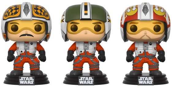 Figurine Funko Pop Star Wars 7 : Le Réveil de la Force Wedge, Biggs & Porkins - 3 pack