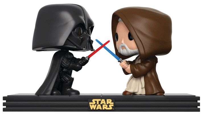 Figurine Funko Pop Star Wars 4 : Un nouvel espoir #225 Darth Vader & Obi Wan Kenobi Duel