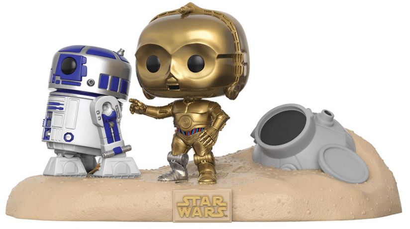 Figurine Funko Pop Star Wars 4 : Un nouvel espoir #222 R2D2 & C3-PO 