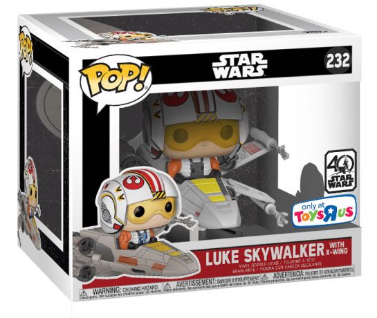 Figurine Funko Pop Star Wars 7 : Le Réveil de la Force #232 Luke Skywalker avec X-Wing