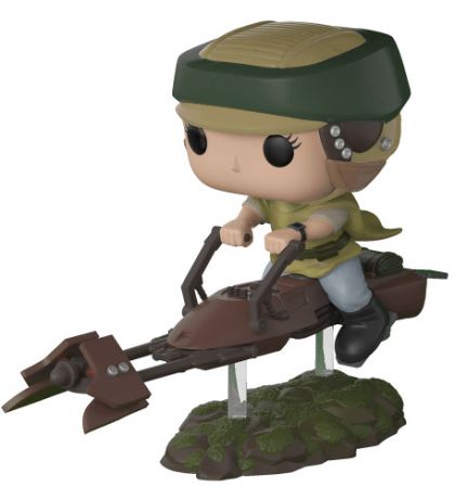 Figurine Funko Pop Star Wars 7 : Le Réveil de la Force #228 Princess Leia avec Moto