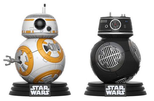 Figurine Funko Pop Star Wars 8 : Les Derniers Jedi BB-8 & BB-9E - 2 pack