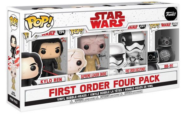 Figurine Funko Pop Star Wars 8 : Les Derniers Jedi Les Méchant - 4 pack