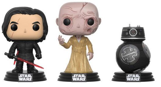 Figurine Funko Pop Star Wars 8 : Les Derniers Jedi Les Méchants - 3 pack