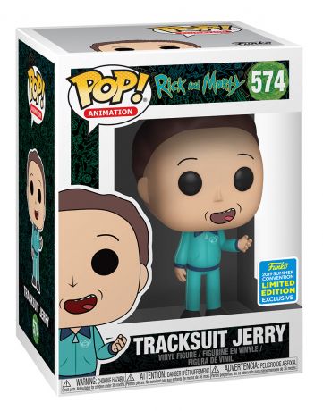 Figurine Funko Pop Rick et Morty #574 Jerry en Survêtement