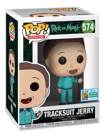 Figurine Funko Pop Rick et Morty #574 Jerry en Survêtement