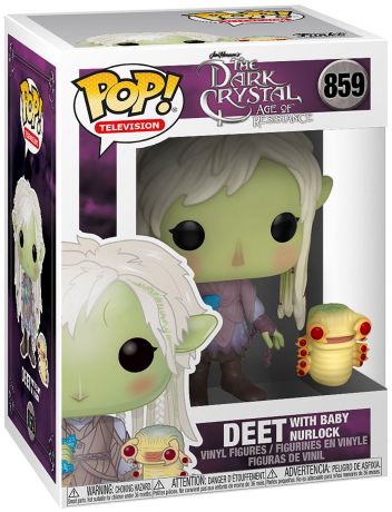 Figurine Funko Pop Dark Crystal #859 Deet avec Bébé Nurlock