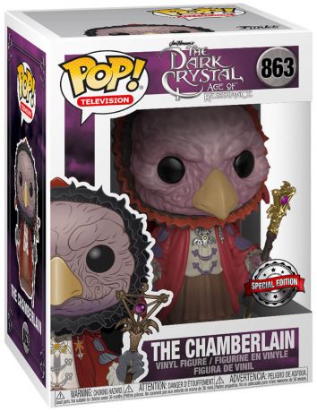 Figurine Funko Pop Dark Crystal #863 Le Chambellan Skeksis