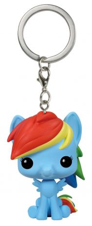 Figurine Funko Pop My Little Pony Rainbow Dash - Porte-clés