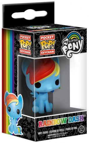 Figurine Funko Pop My Little Pony Rainbow Dash - Porte-clés