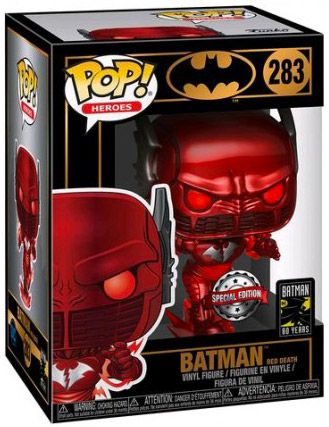 Figurine Funko Pop Batman [DC] #283 Batman mort rouge - Métallique