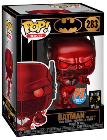 Figurine Funko Pop Batman [DC] #283 Batman mort rouge - Métallique