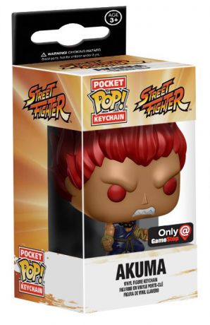 Figurine Funko Pop Street Fighter Akuma - Porte-clés